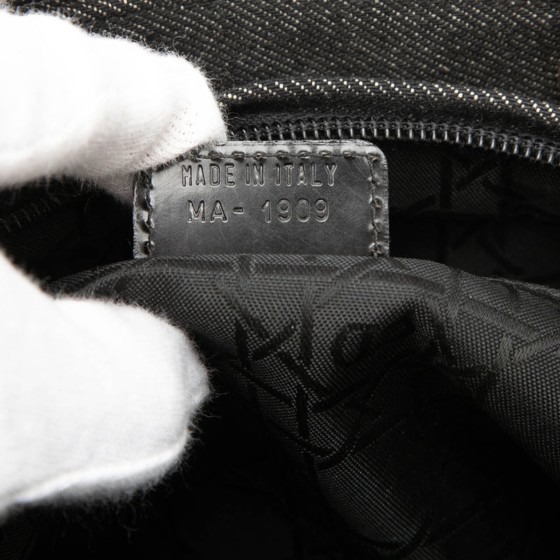 Large Denim Cannage Lady Dior - Image 6