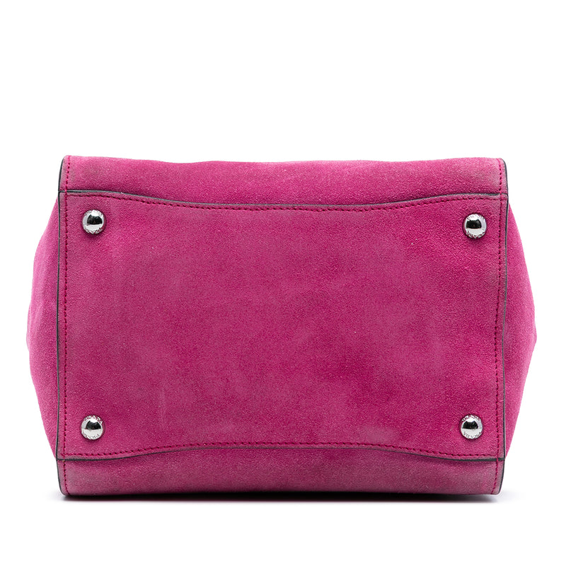 Small Scamosciato Twin Pocket Satchel - Image 3