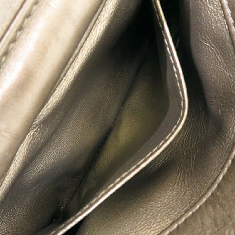 Small Chevron Calfskin Embellished Data Center Envelope Flap - Image 11