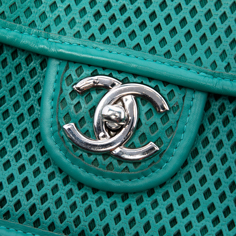 Small Perforated Calfskin Up In The Air Flap - Image 5