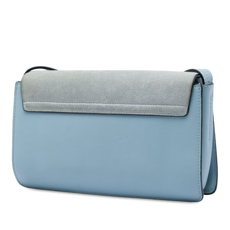 Small Suede and Calfskin Faye Crossbody - Image 2