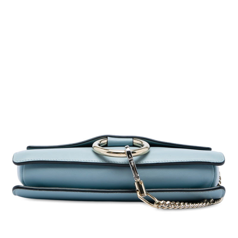 Small Suede and Calfskin Faye Crossbody - Image 3