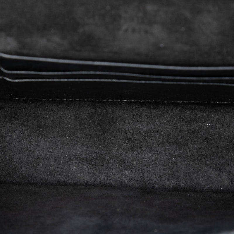 Studded Patent Diorama Top Handle Wallet on Chain - Image 4