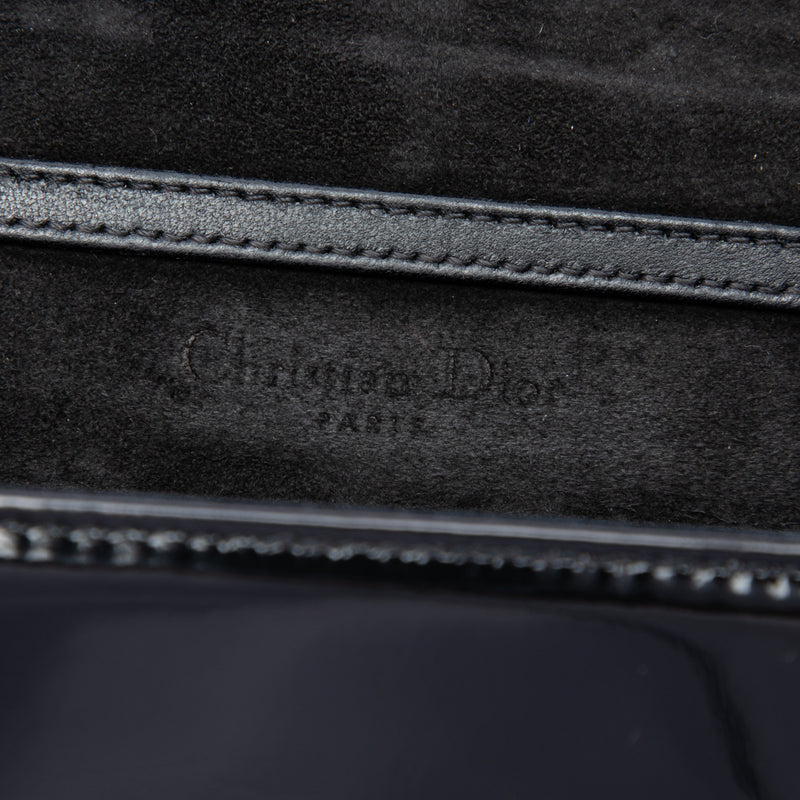 Studded Patent Diorama Top Handle Wallet on Chain - Image 5
