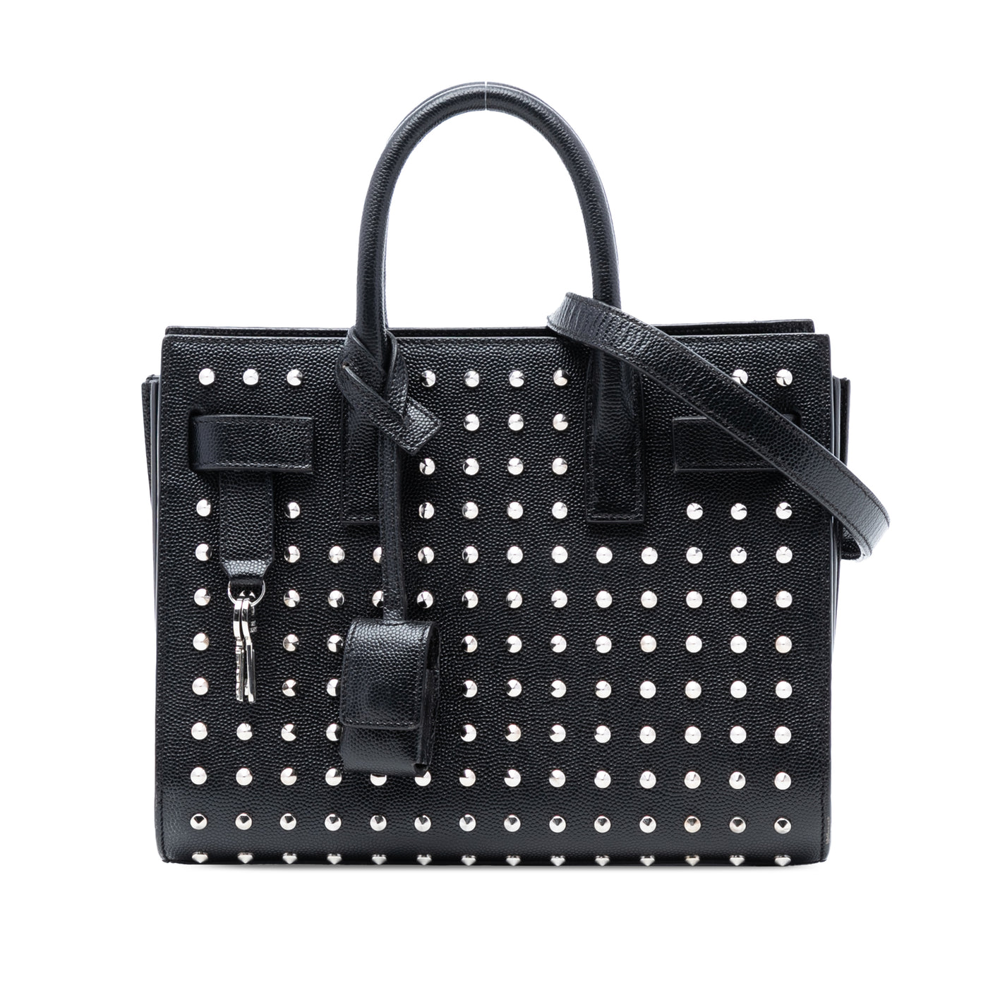 Nano Grain de Poudre Studded Sac de Jour Satchel - Image 1