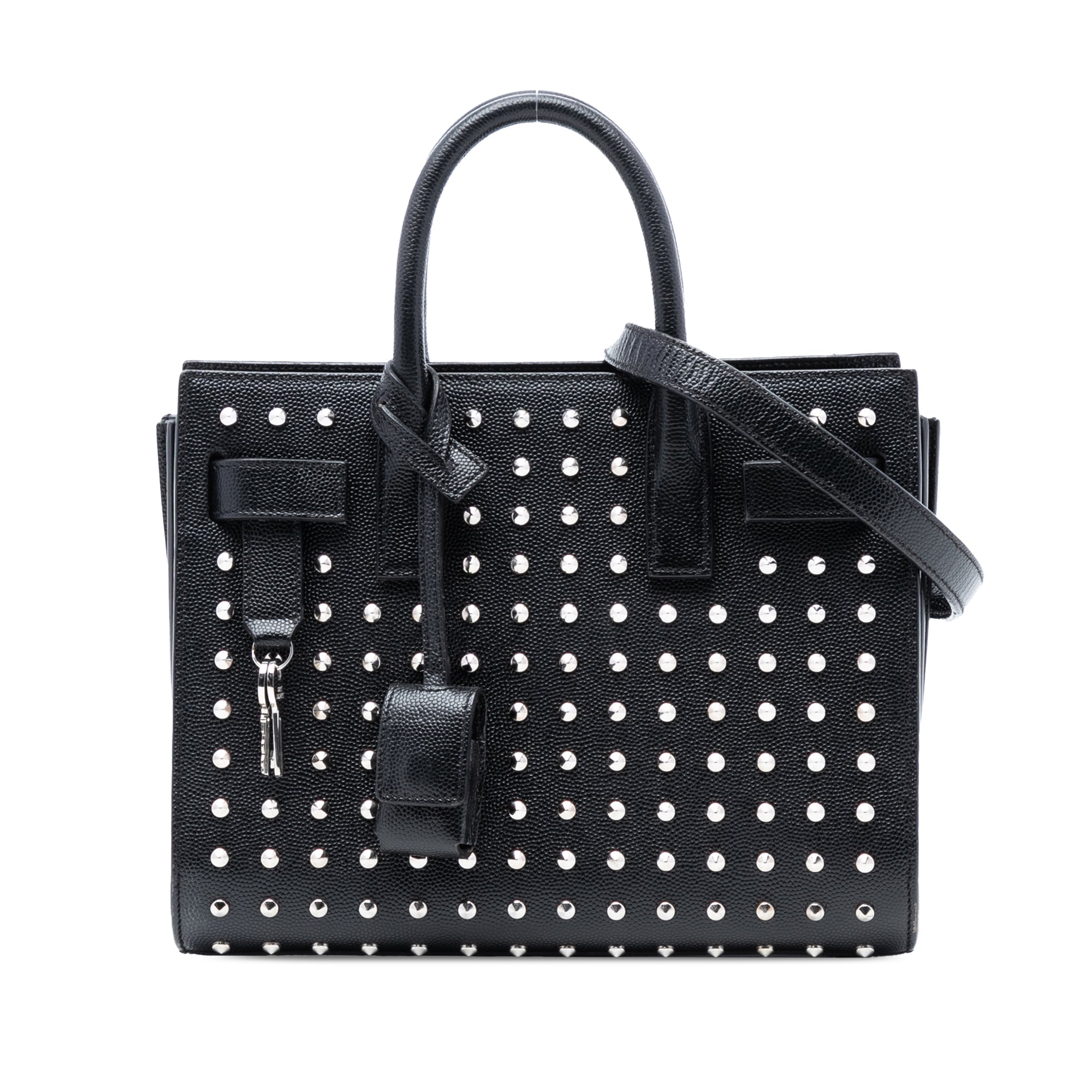 Nano Grain de Poudre Studded Sac de Jour Satchel - Image 1