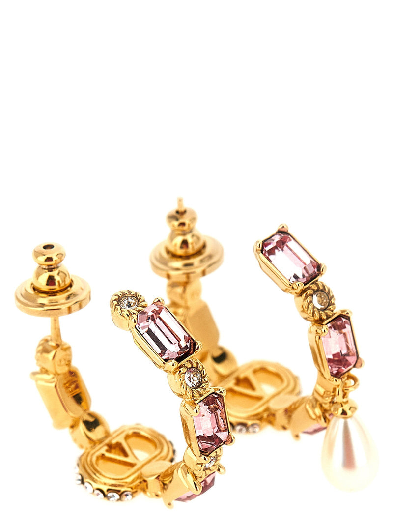 Valentino Garavani Ovalette Earrings — Gold