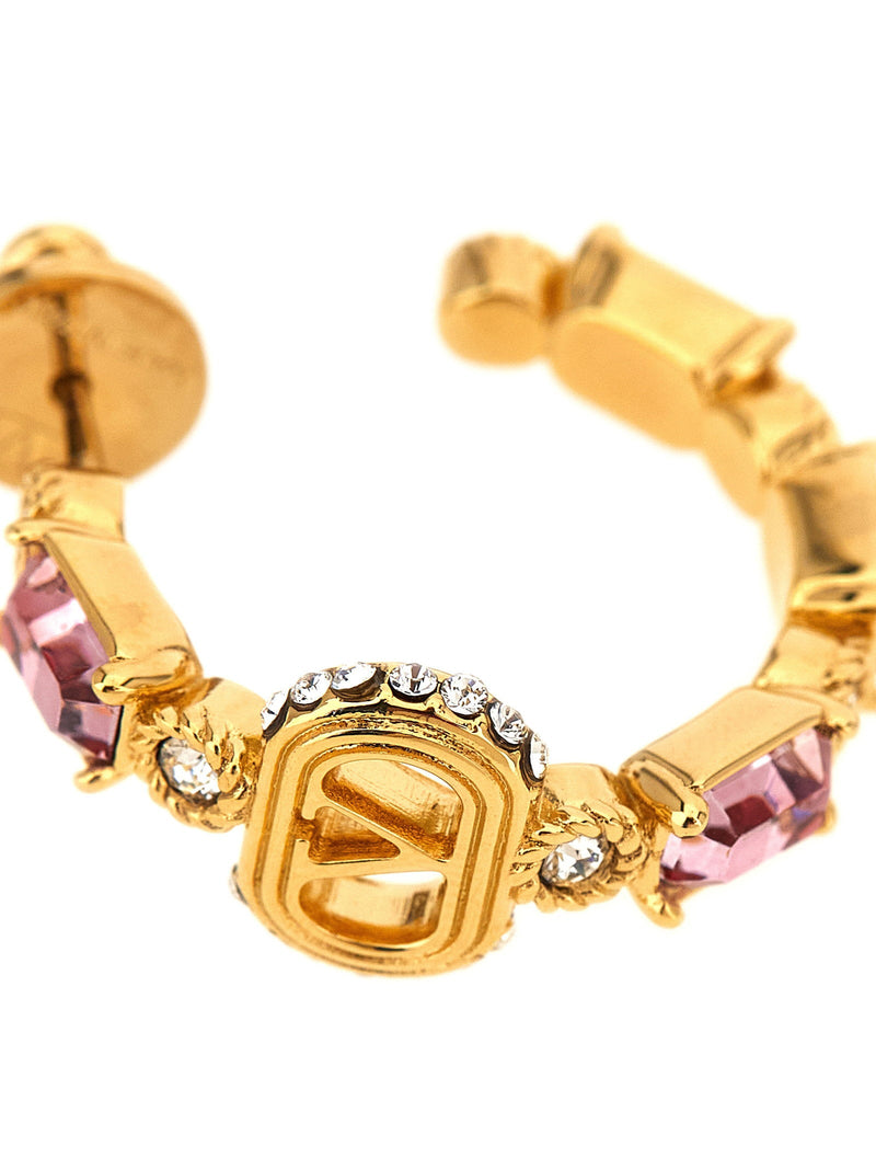 Valentino Garavani Ovalette Earrings — Gold