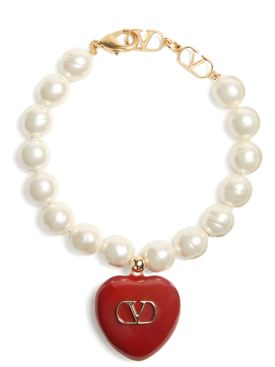 Valentino Garavani Bracelet — White Metal Bracelets