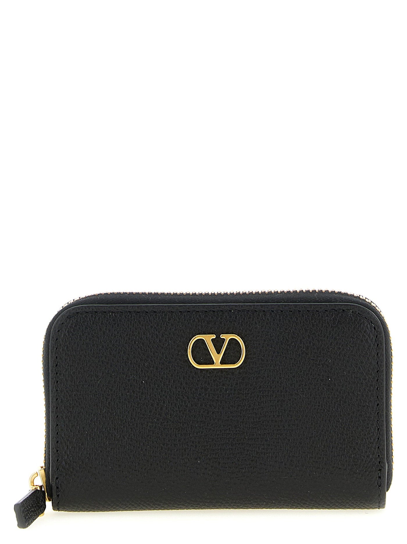 Valentino Garavani Vlogo Signature Card Case — Black Cases