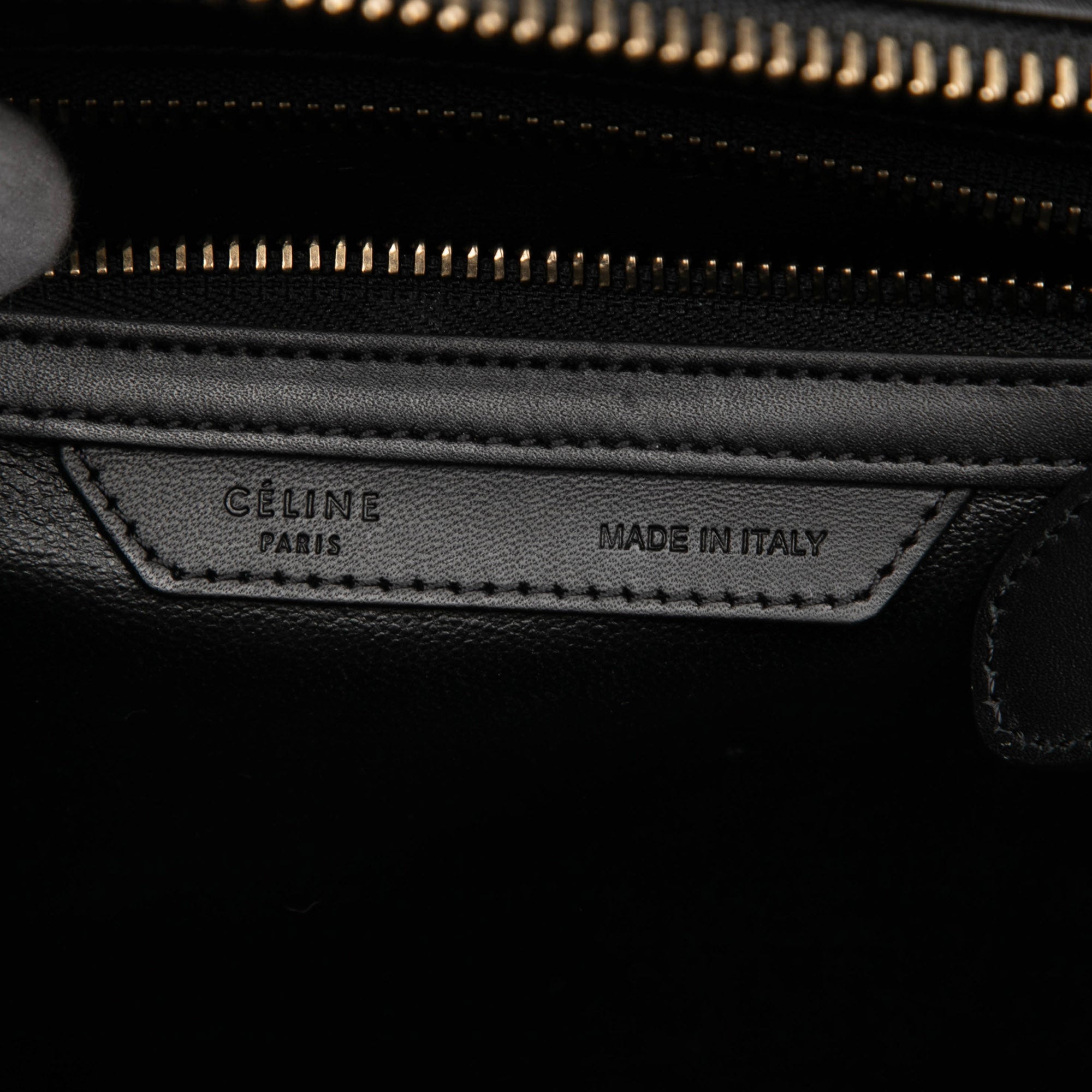Micro Tricolor Leather Luggage Tote - Image 5