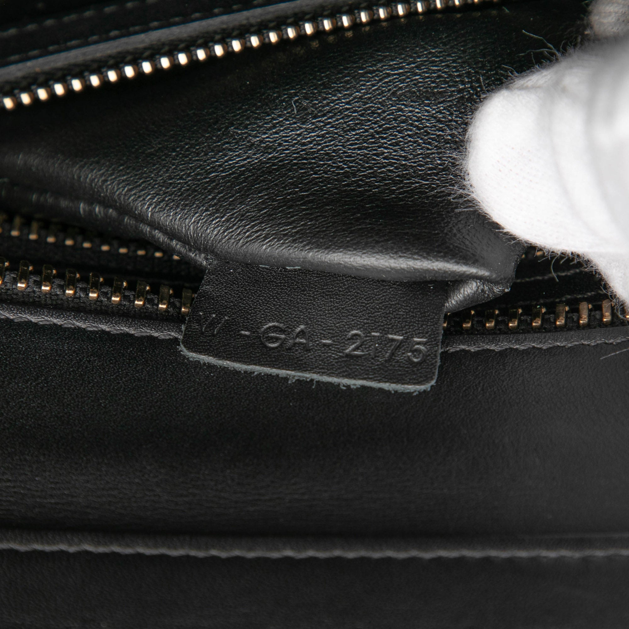 Micro Tricolor Leather Luggage Tote - Image 6