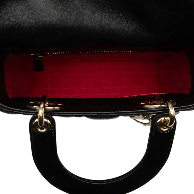 Small Lambskin Cannage My ABCDior Lady Dior - Image 4