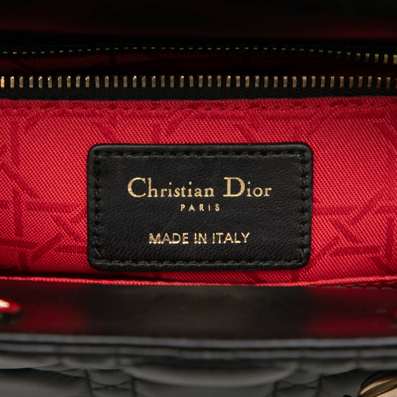 Small Lambskin Cannage My ABCDior Lady Dior - Image 5