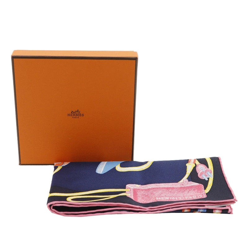 Gavroche Chevaloscope Neon Pointille Silk Scarf 45 - Image 8