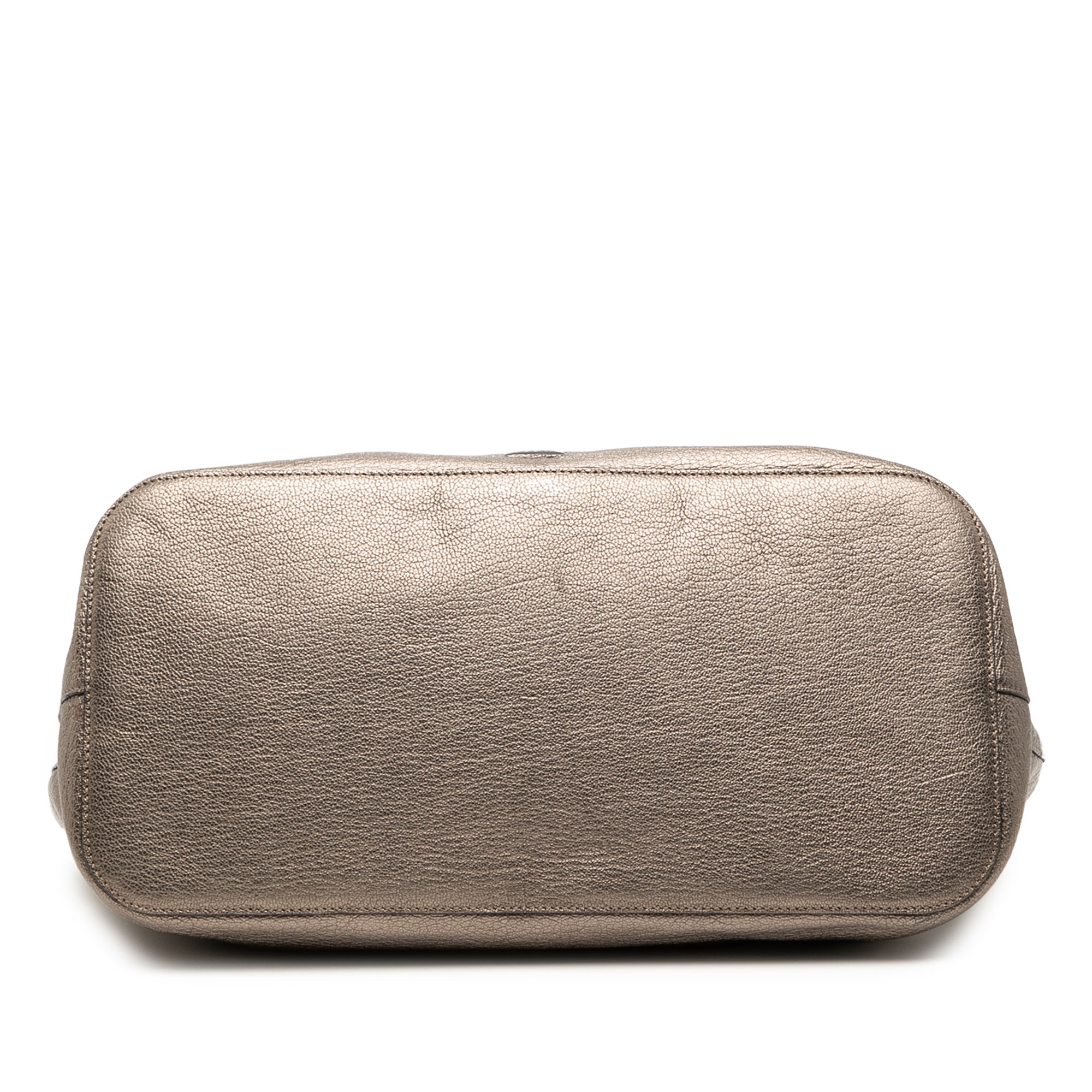 Metallic Leather Tote - Image 3