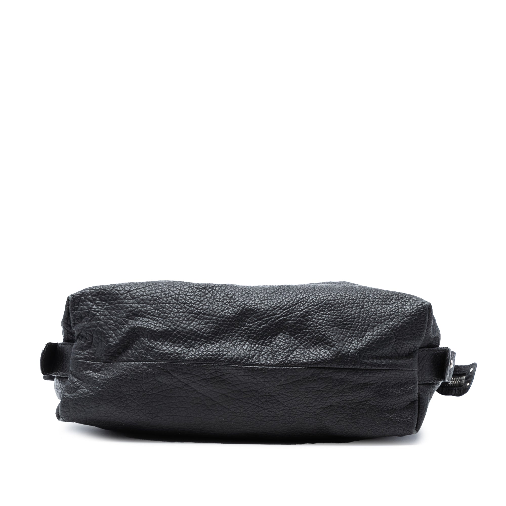 Large Leather Bamboo Bar Tote - Image 3