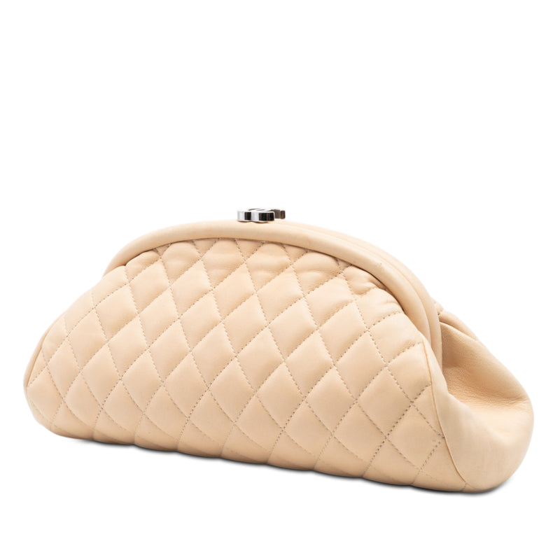 Quilted Lambskin Timeless Kisslock Clutch - Image 2