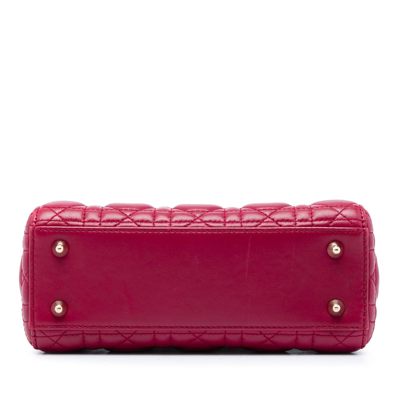Small Lambskin Cannage My ABCDior Lady Dior - Image 3