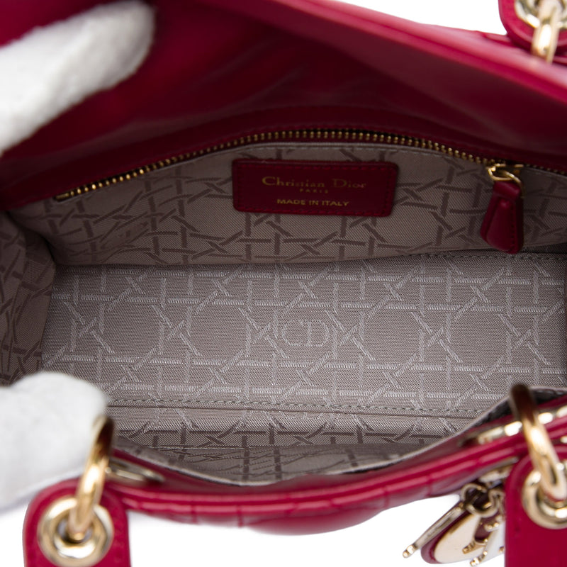 Small Lambskin Cannage My ABCDior Lady Dior - Image 4