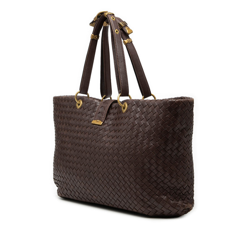 Large Nappa Intrecciato Capri Tote - Image 2