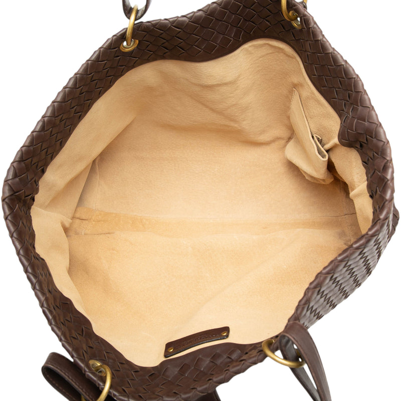 Large Nappa Intrecciato Capri Tote - Image 4