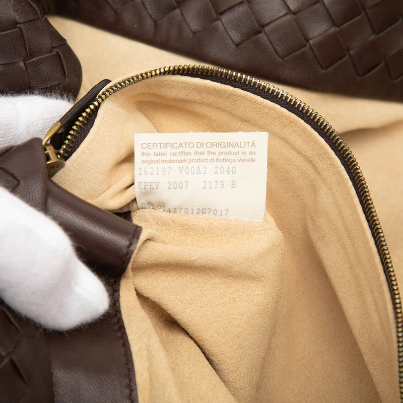 Large Nappa Intrecciato Capri Tote - Image 6