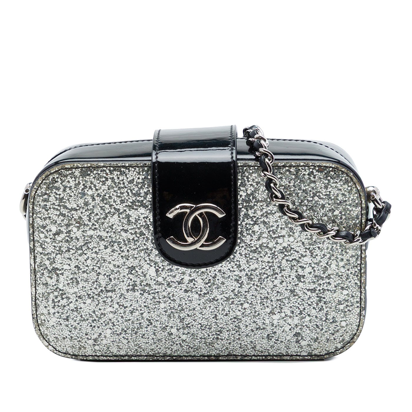 Glitter Patent Evening On The Moon Camera Case - Image 1