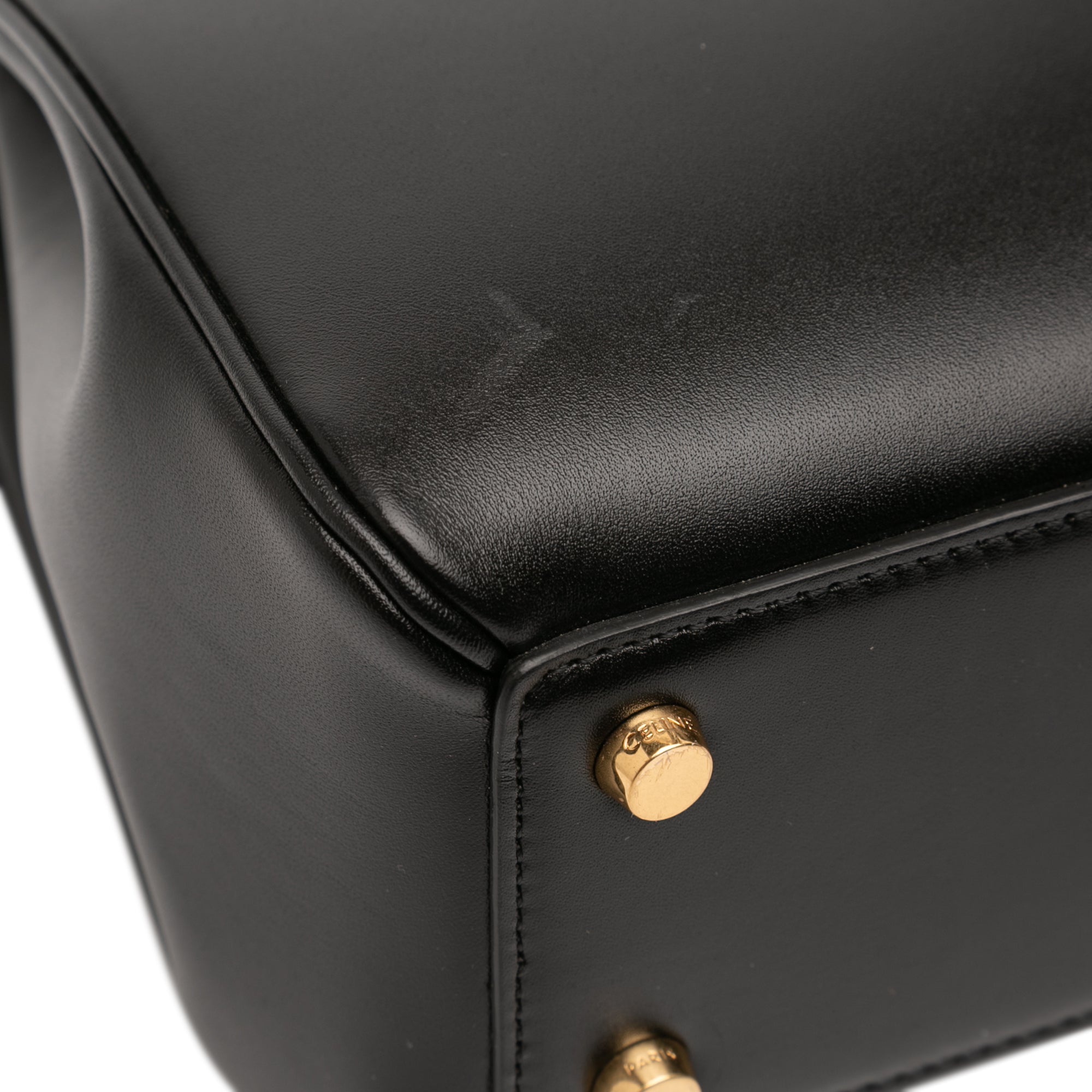Small Leather 16 Satchel - Image 9