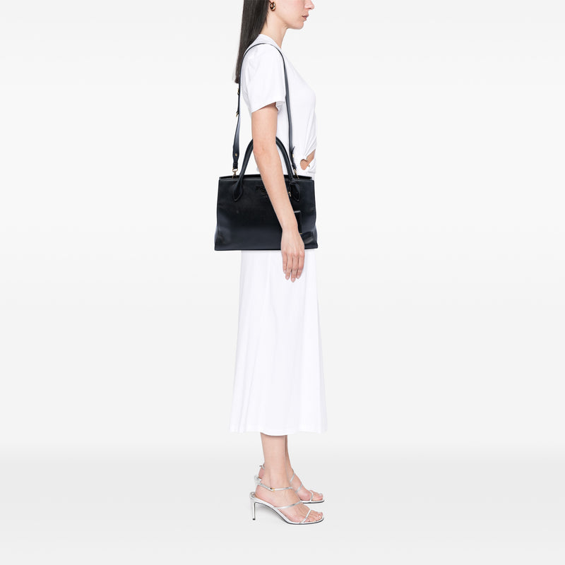 Saffiano Cuir Monochrome Satchel - Image 6