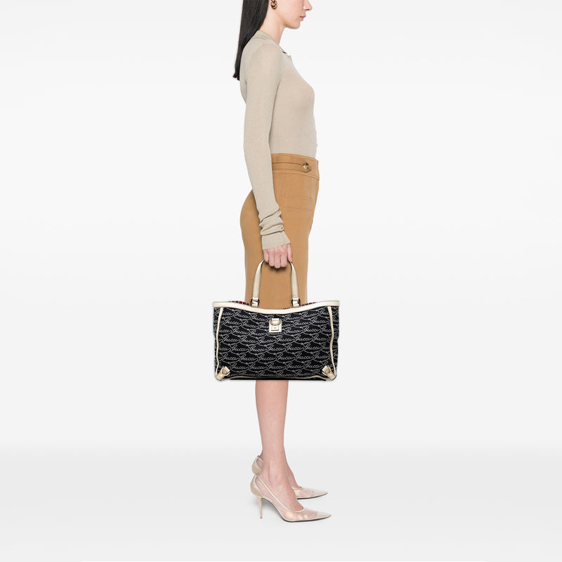 85th Anniversary Canvas Logo Abbey D Ring Tote - Image 7
