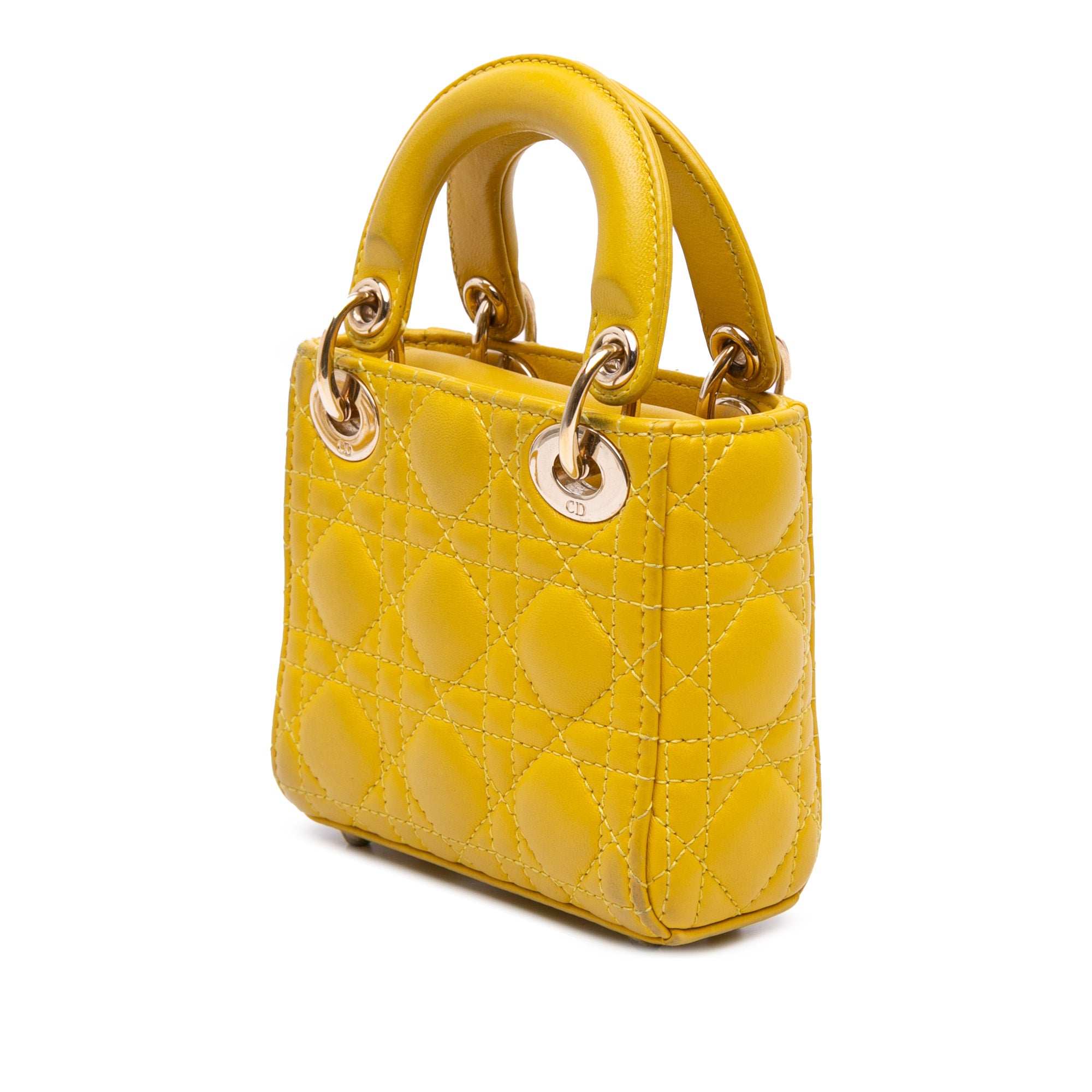 Micro Lambskin Cannage Lady Dior - Image 2