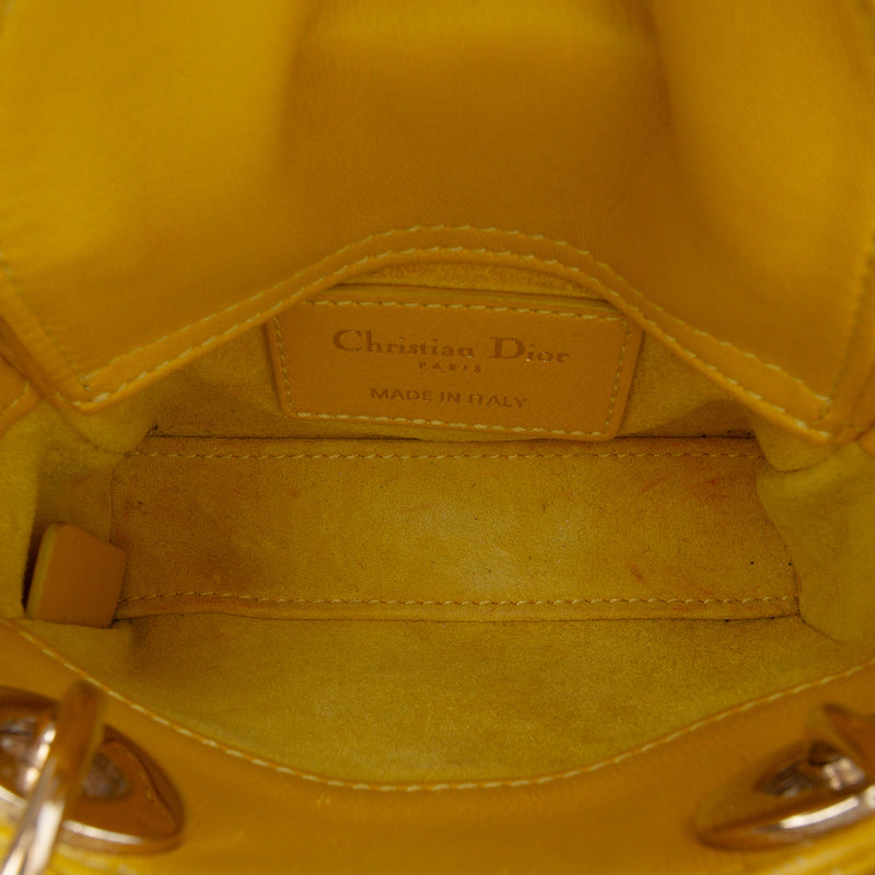 Micro Lambskin Cannage Lady Dior - Image 4