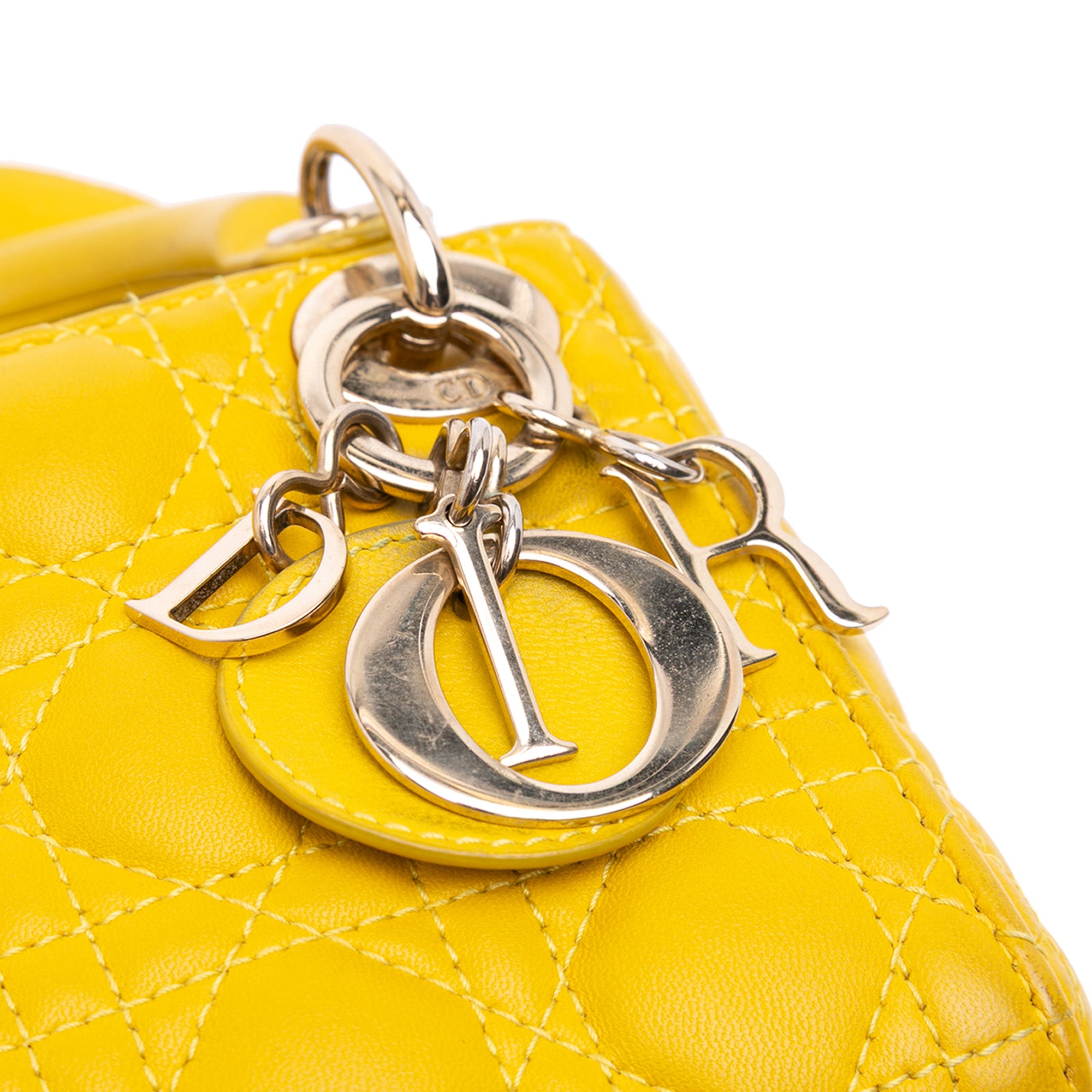 Micro Lambskin Cannage Lady Dior - Image 6
