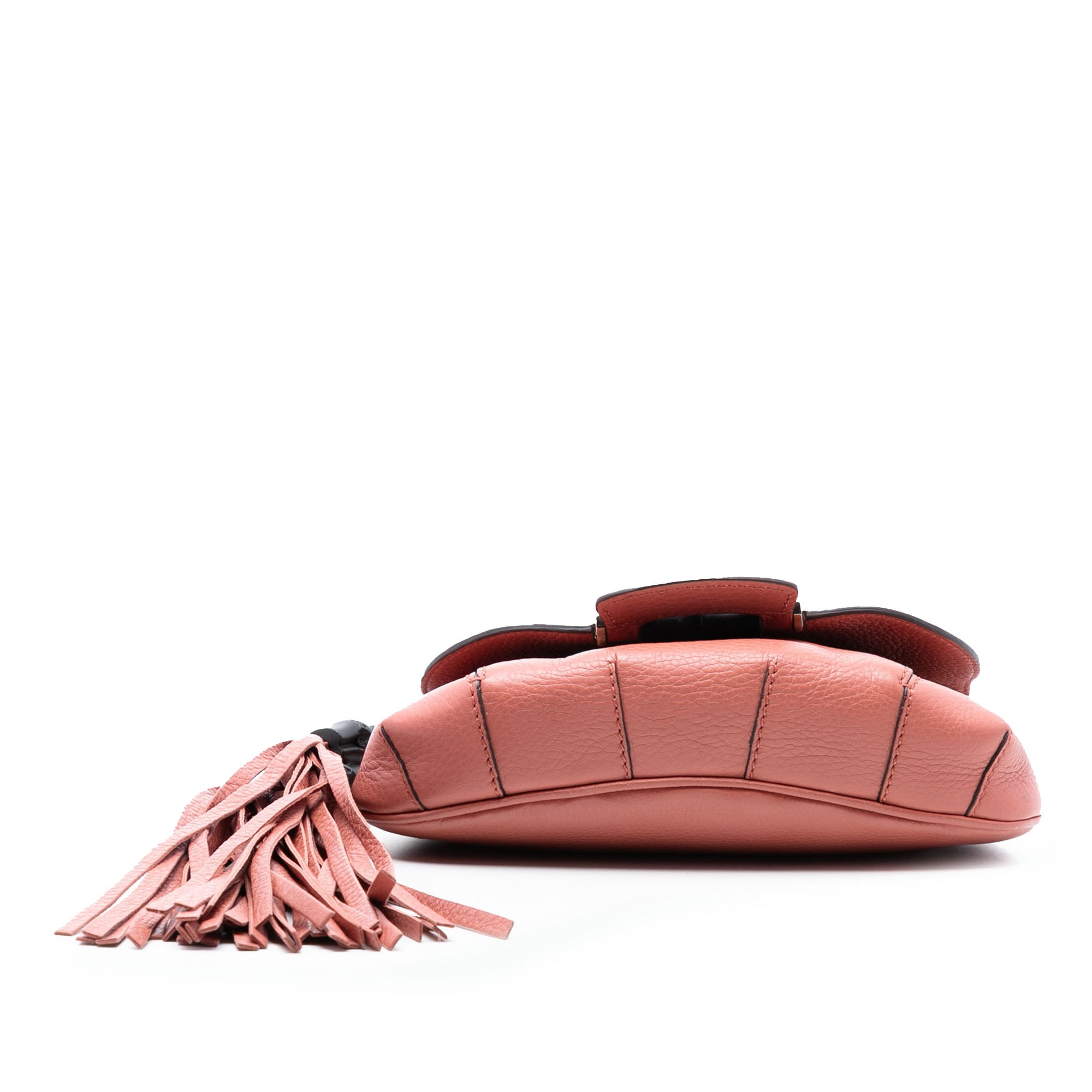 Small Leather Bamboo Nouveau Fringe Crossbody - Image 3