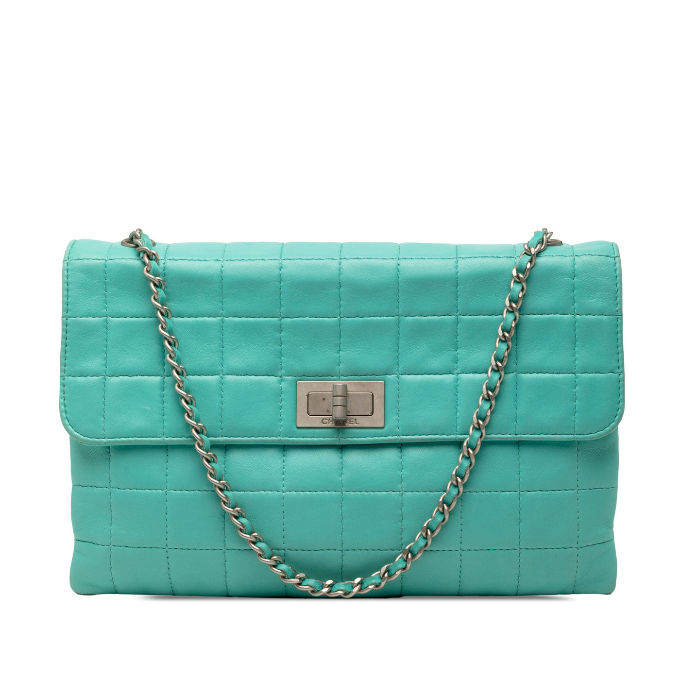 Chocolate Bar Lambskin Reissue 2.55 Chain Handbag - Image 1