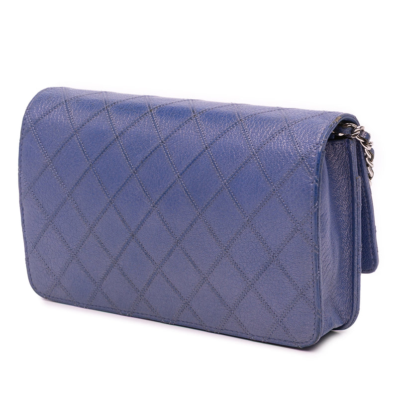 CC Calfskin Double Stitched Wallet on Chain - Image 2