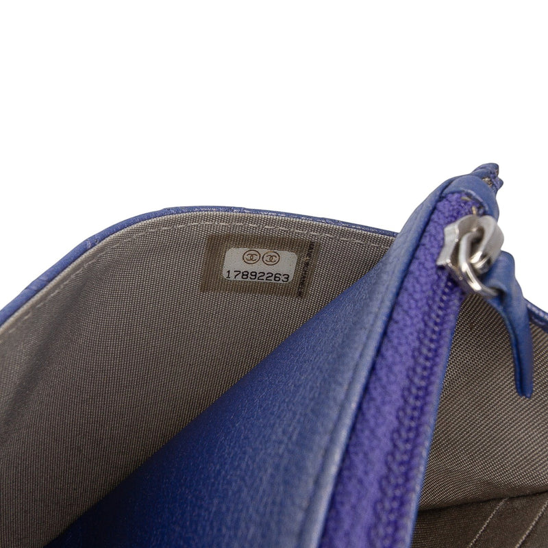 CC Calfskin Double Stitched Wallet on Chain - Image 6