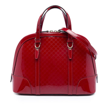 Small Microguccissima Patent Nice Dome Satchel - Image 1