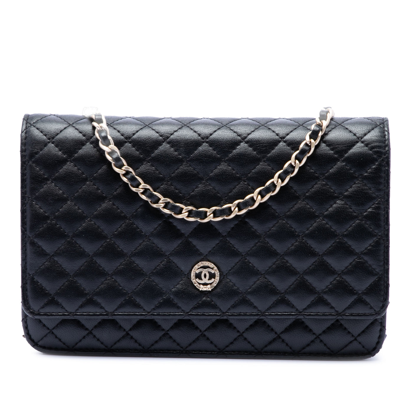 CC Microquilted Lambskin Wallet On Chain - Image 1
