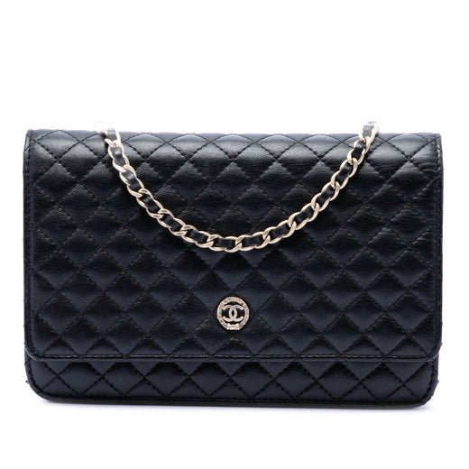 CC Microquilted Lambskin Wallet On Chain - Image 1