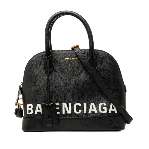 Grained Calfskin Ville Top Handle Bag S - Image 1
