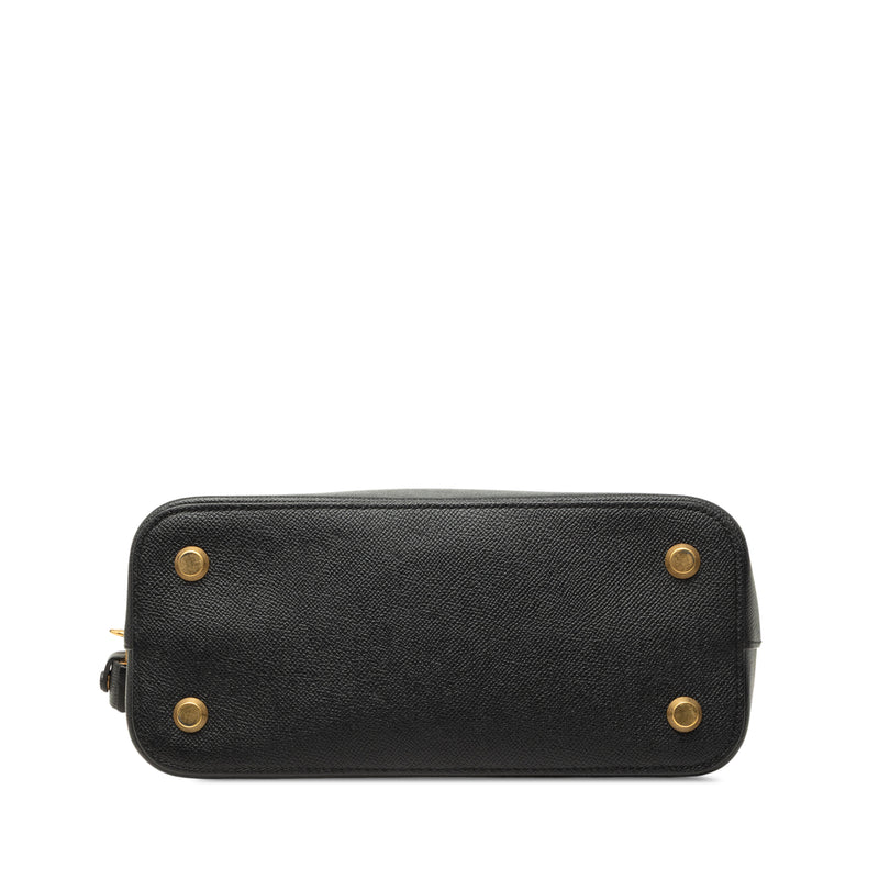 Grained Calfskin Ville Top Handle Bag S - Image 3