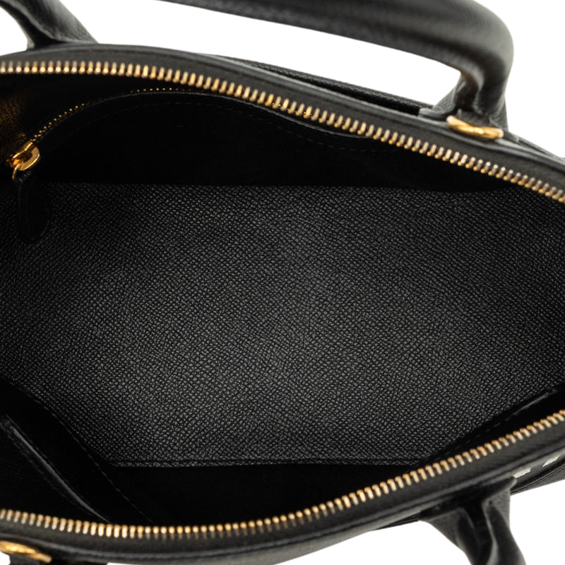 Grained Calfskin Ville Top Handle Bag S - Image 4