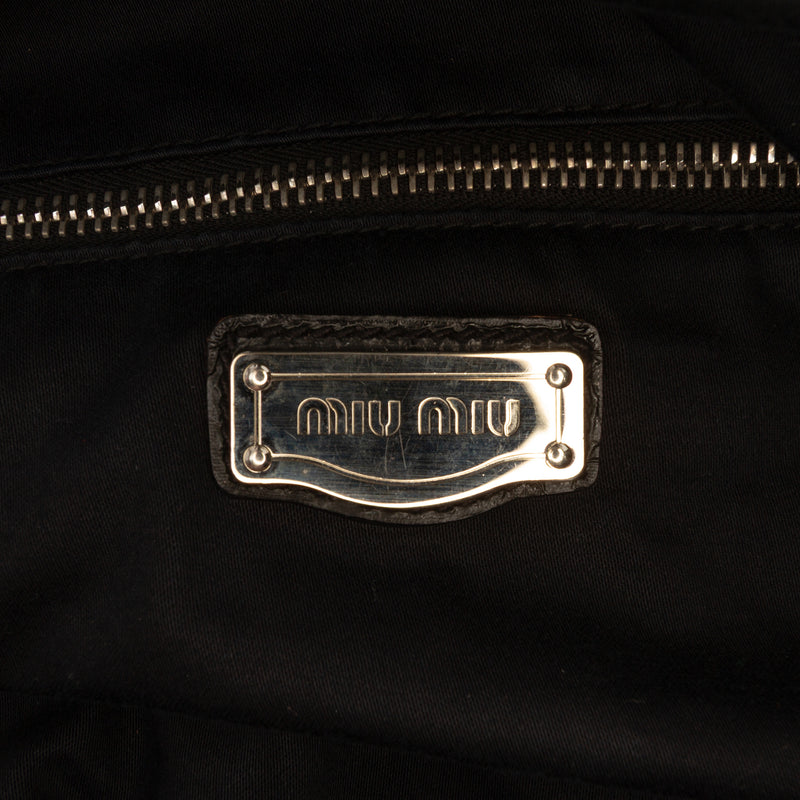 Quilted Patent Leather Hobo - Image 5