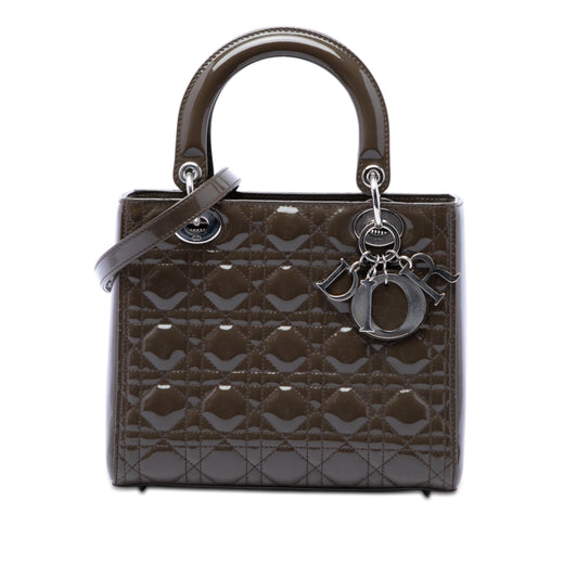 Medium Patent Cannage Lady Dior - Image 1