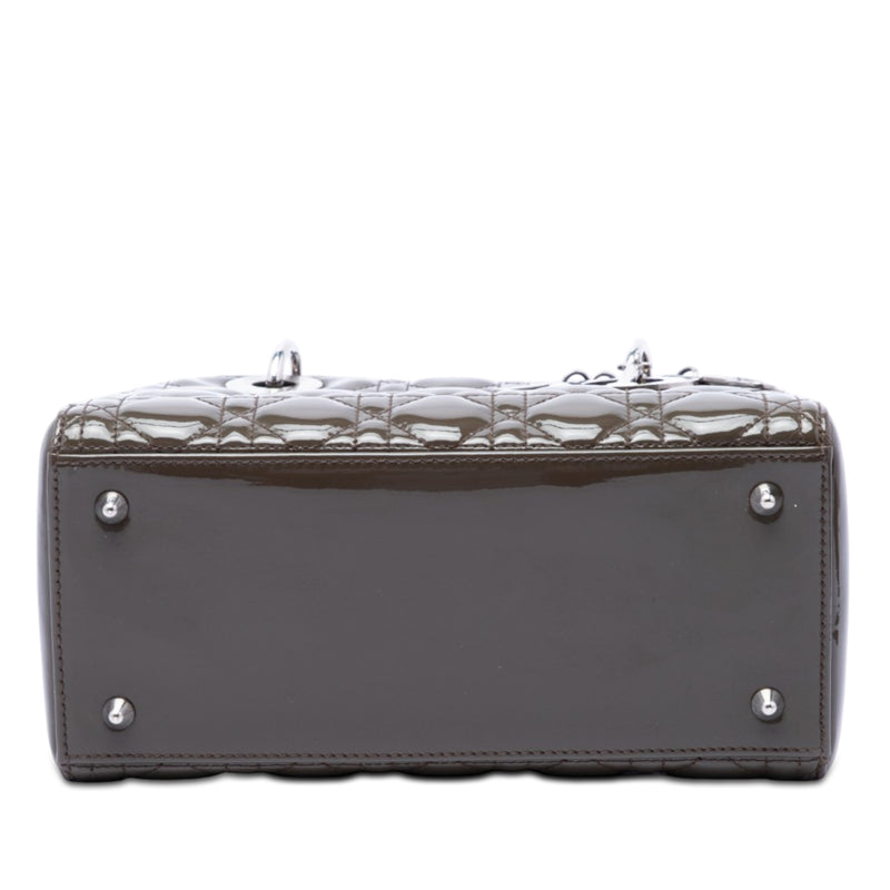 Medium Patent Cannage Lady Dior - Image 3