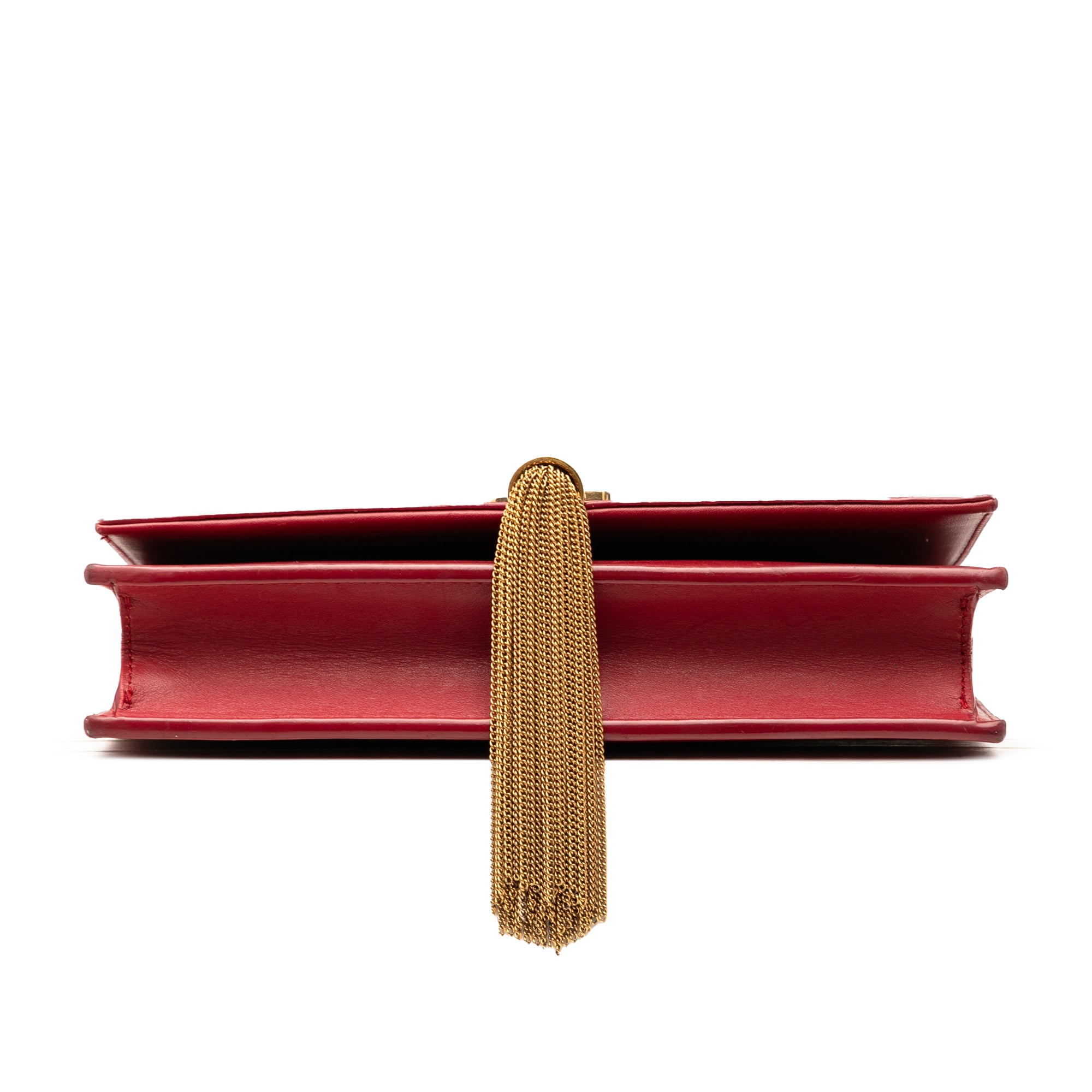 Smooth Calfskin Monogram Kate Tassel Wallet on Chain - Image 3