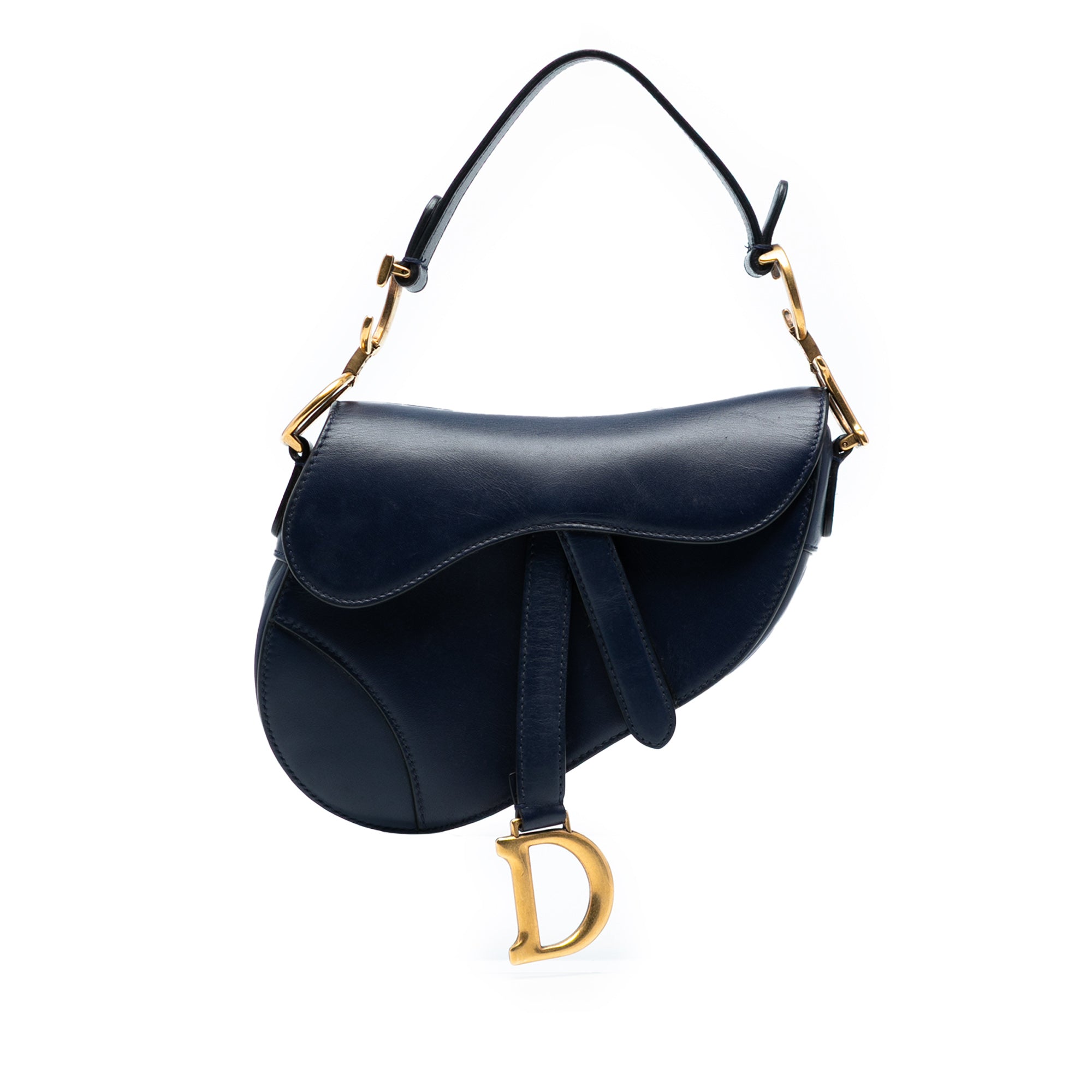 Mini Smooth Calfskin Saddle Bag - Image 1