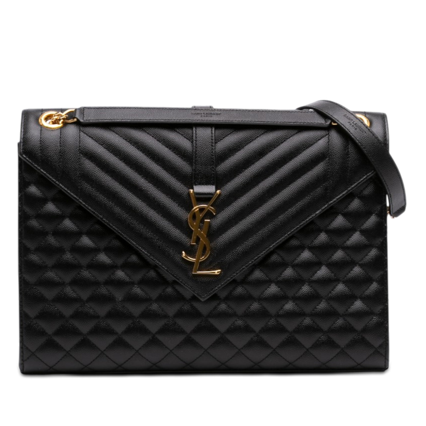 Medium Grain De Poudre Triquilt Monogram Envelope Bag - Image 1